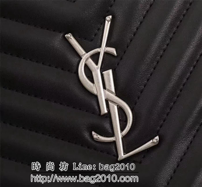 YSL聖羅蘭 最高版本 YvesSaintLaurent繡花線小牛皮手包 26619 YAS1101